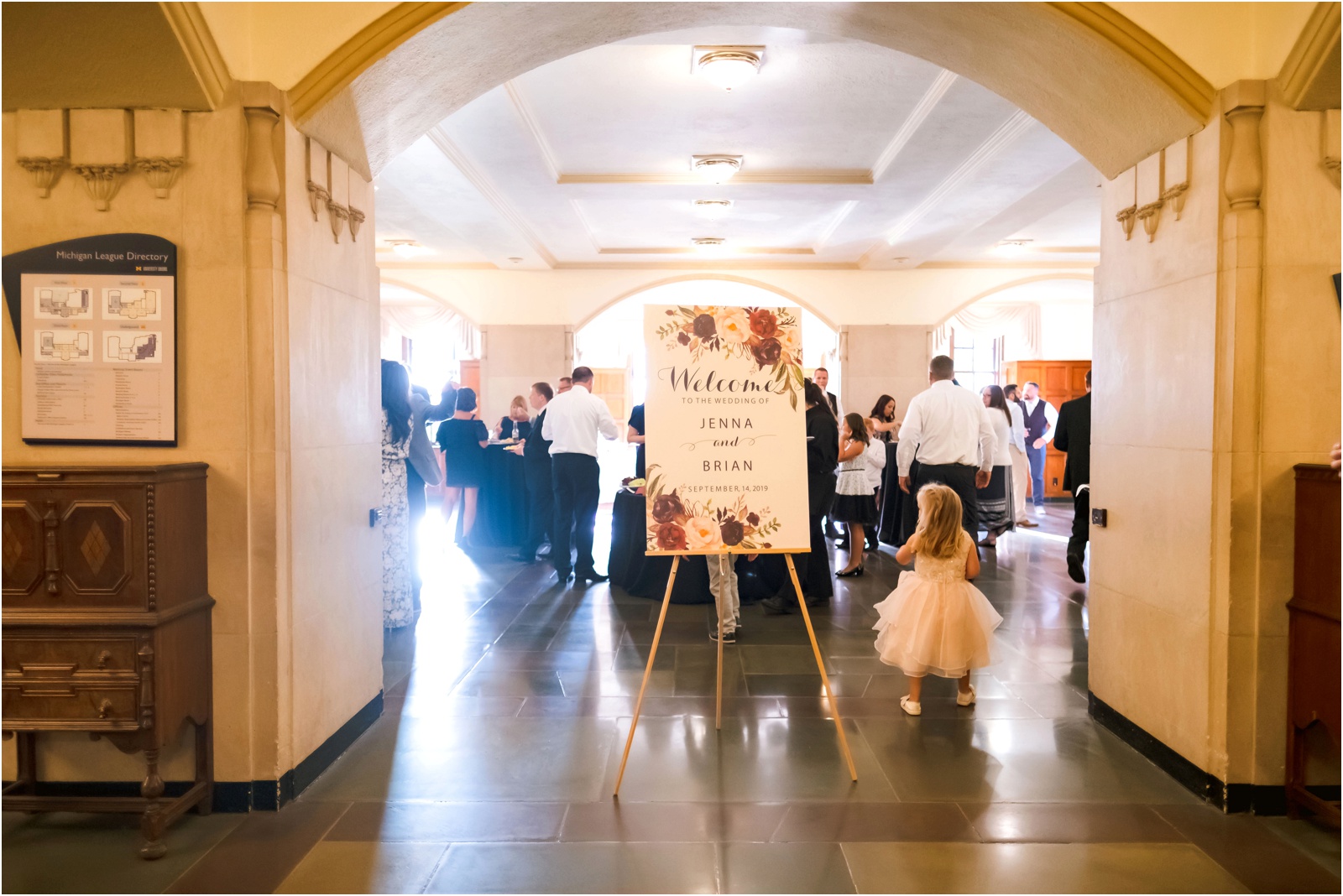 Erin Schmidt Photography | summer Michigan League wedding | Metro Detroit wedding photographer