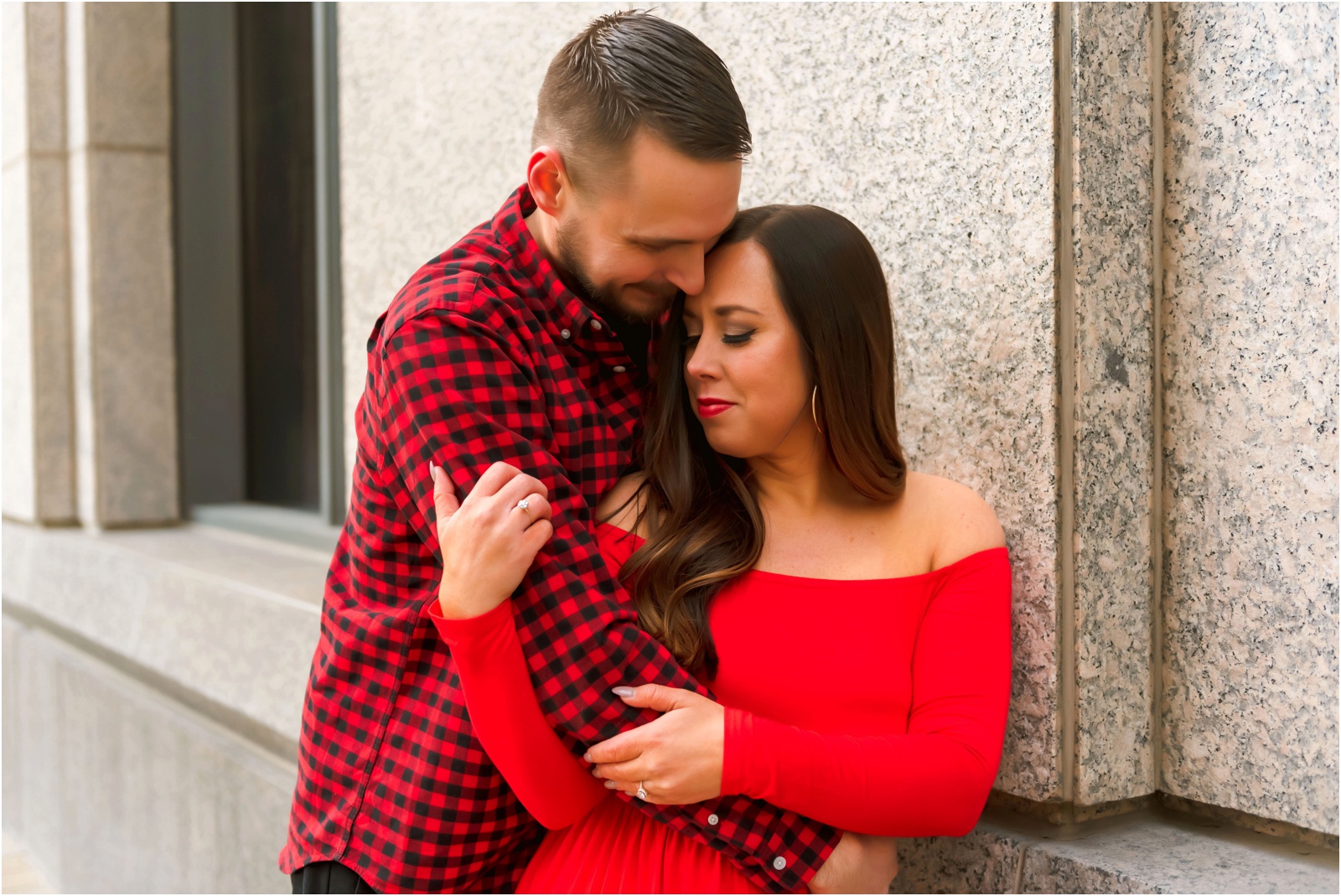 Erin Schmidt photography | Detroit holiday engagement session | Metro Detroit wedding photographer