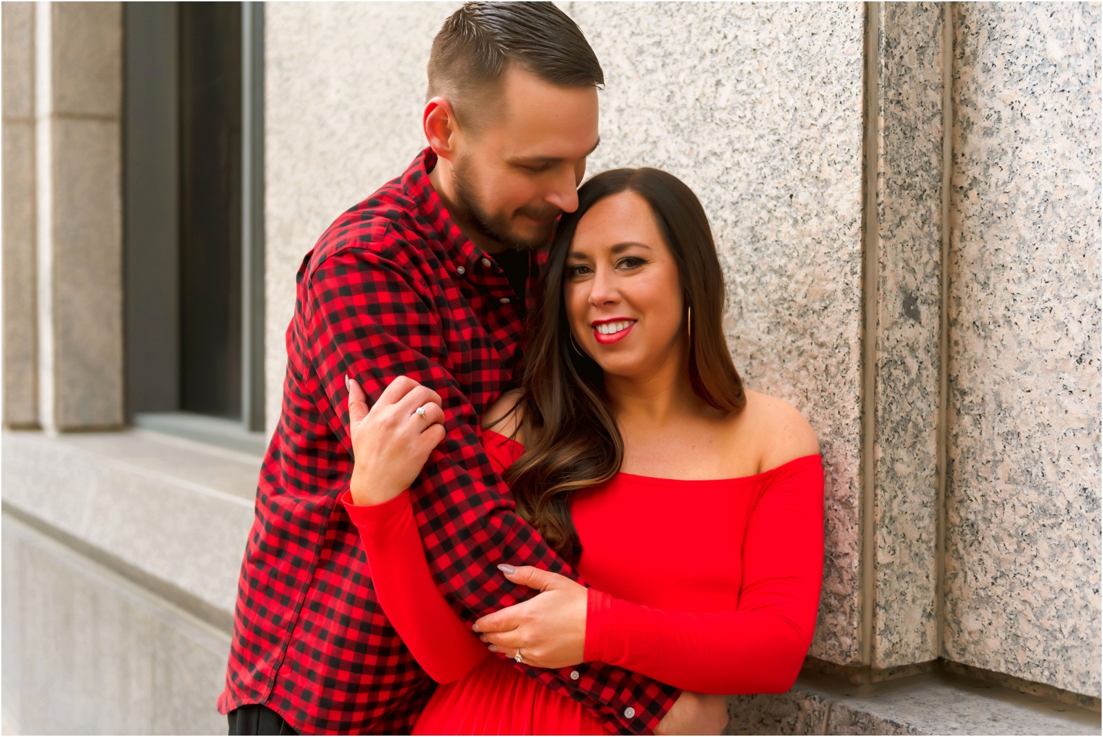 Erin Schmidt photography | Detroit holiday engagement session | Metro Detroit wedding photographer
