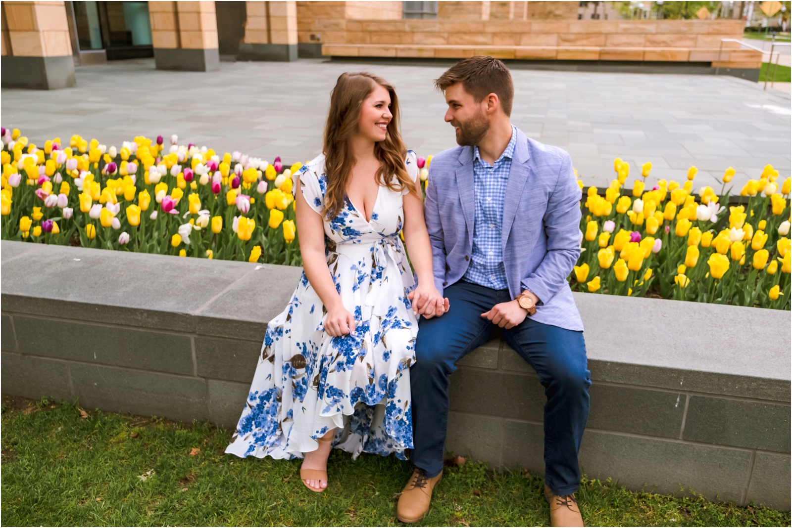 spring Ann Arbor love story | Ann Arbor engagement photos | Erin Schmidt Photography