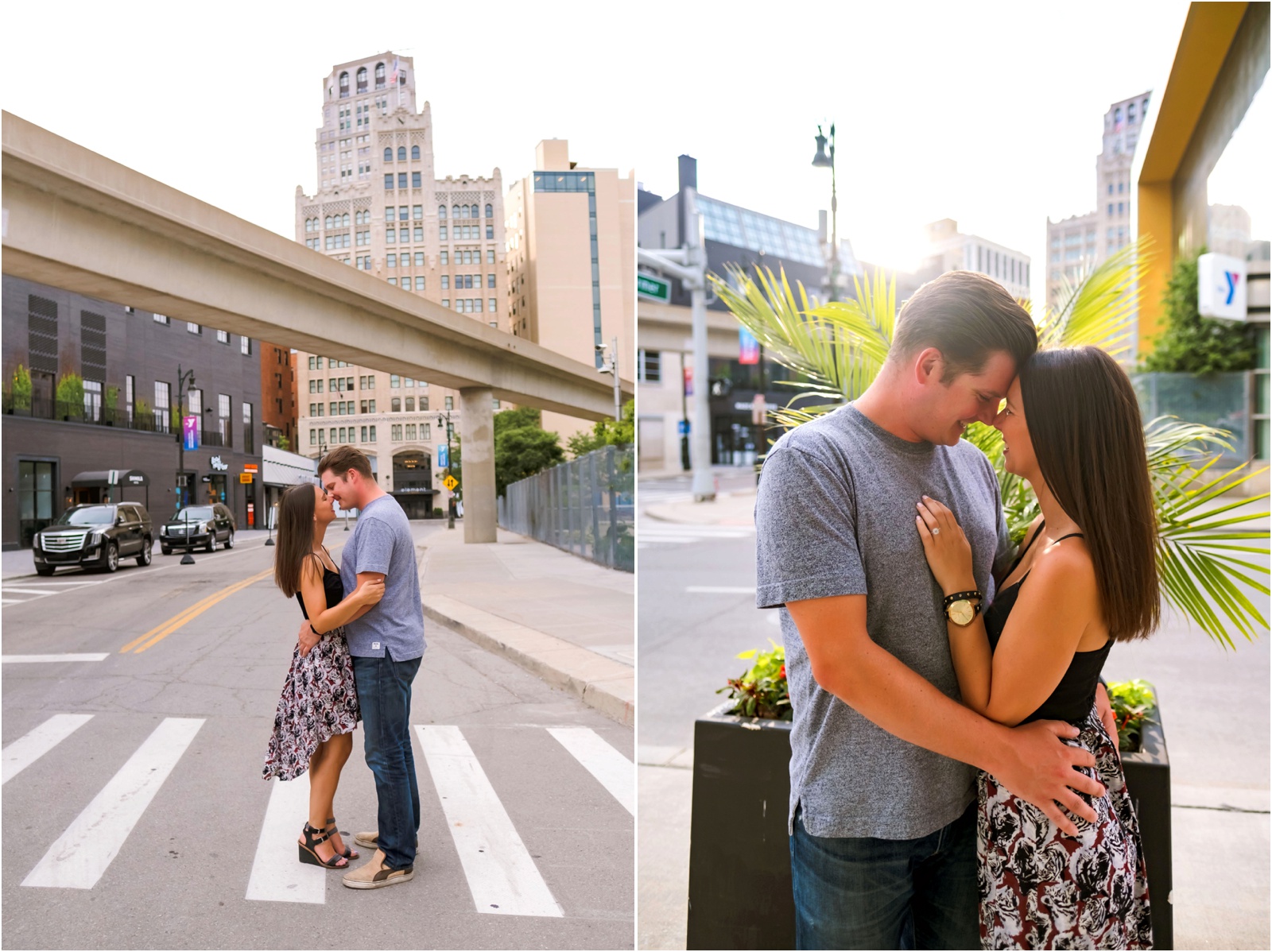 Erin Schmidt Photography | spring in Detroit engagement session | Metro Detroit wedding photographer | Michigan wedding photography