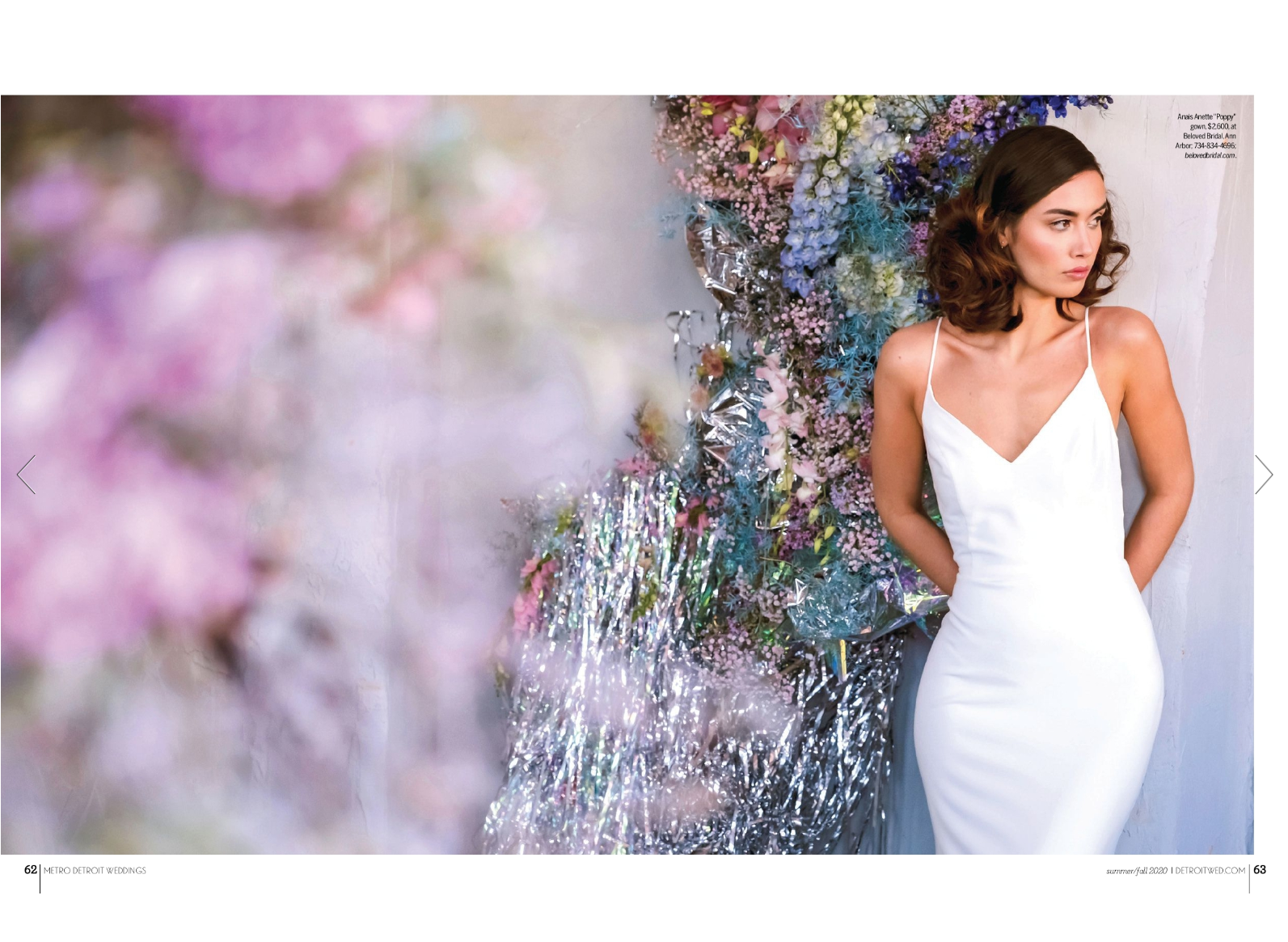 Erin Schmidt Photography | Cover Girl Metro Detroit Weddings Magazine | Metro Detroit wedding photographer