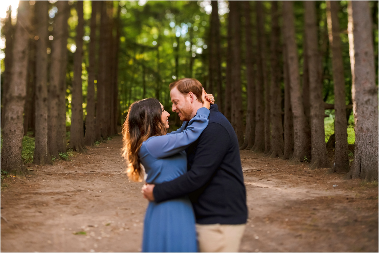 Erin Schmidt Photography | Michigan forest engagement | Detroit wedding photographer