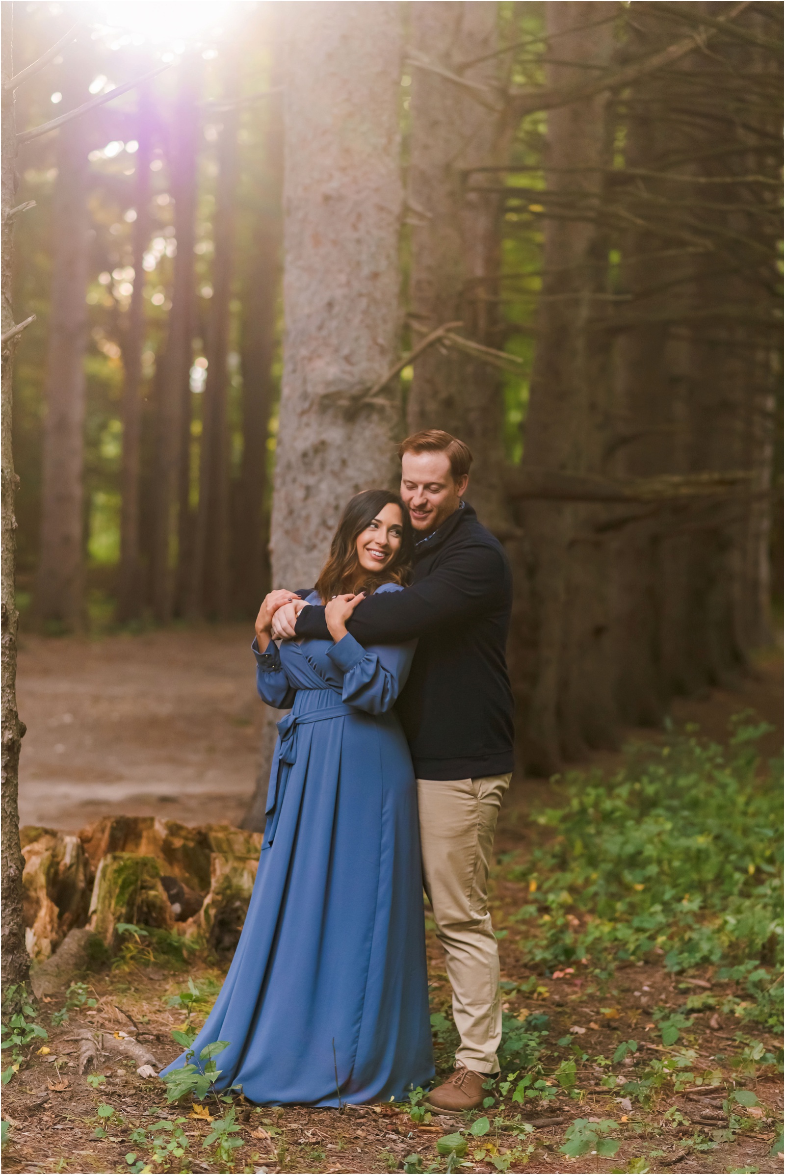 Erin Schmidt Photography | Michigan forest engagement | Detroit wedding photographer