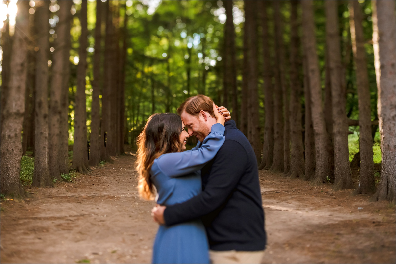 Erin Schmidt Photography | Michigan forest engagement | Detroit wedding photographer