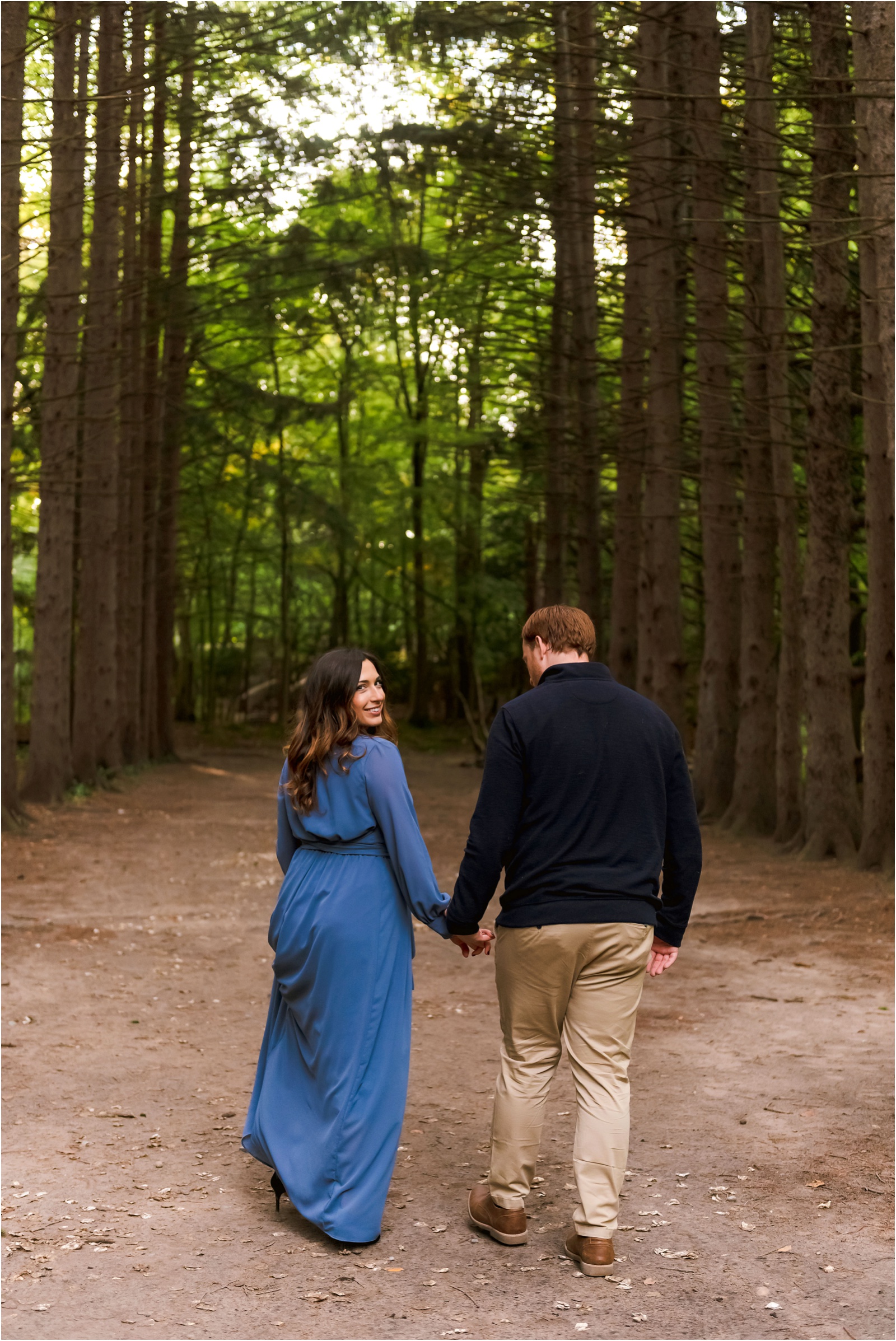 Erin Schmidt Photography | Michigan forest engagement | Detroit wedding photographer