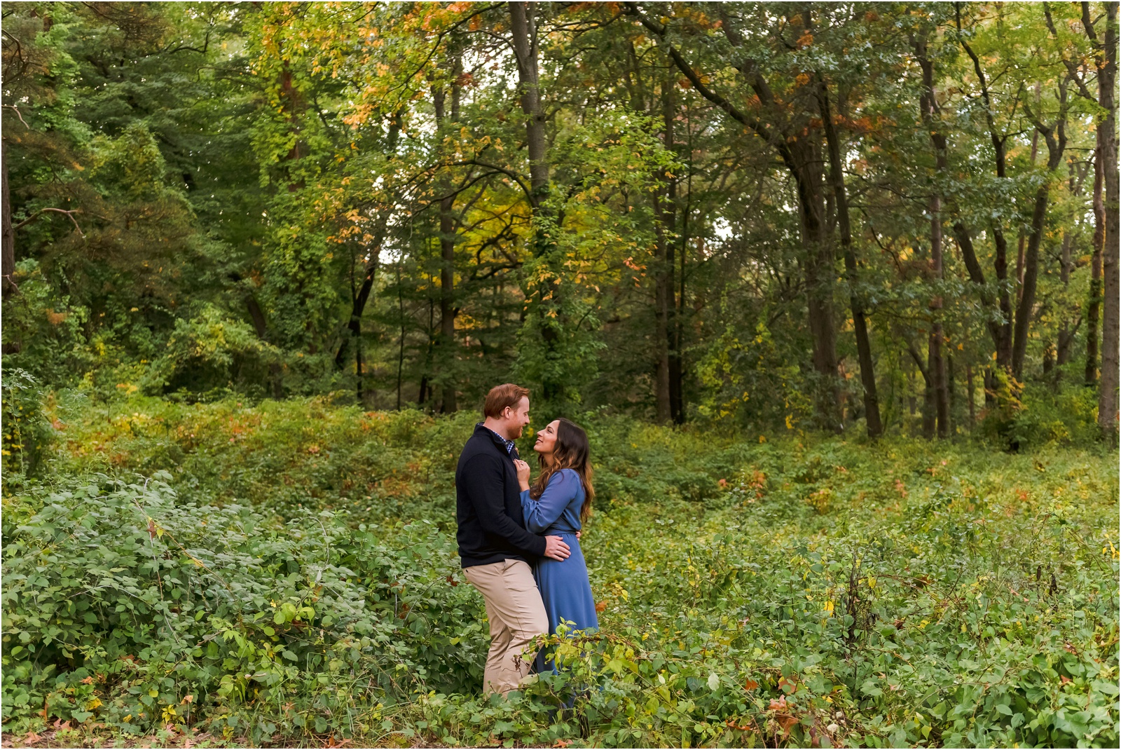 Erin Schmidt Photography | Michigan forest engagement | Detroit wedding photographer