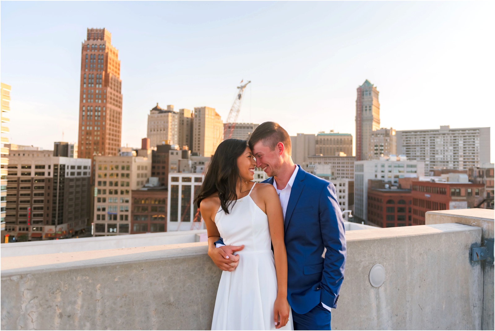 Erin Schmidt Photography | colorful Eastern Market summer engagement | Metro Detroit wedding photographer