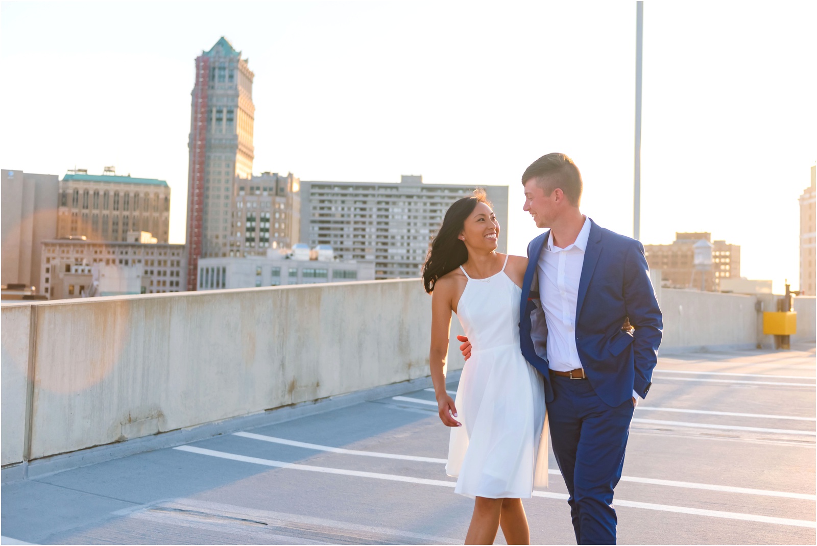 Erin Schmidt Photography | colorful Eastern Market summer engagement | Metro Detroit wedding photographer