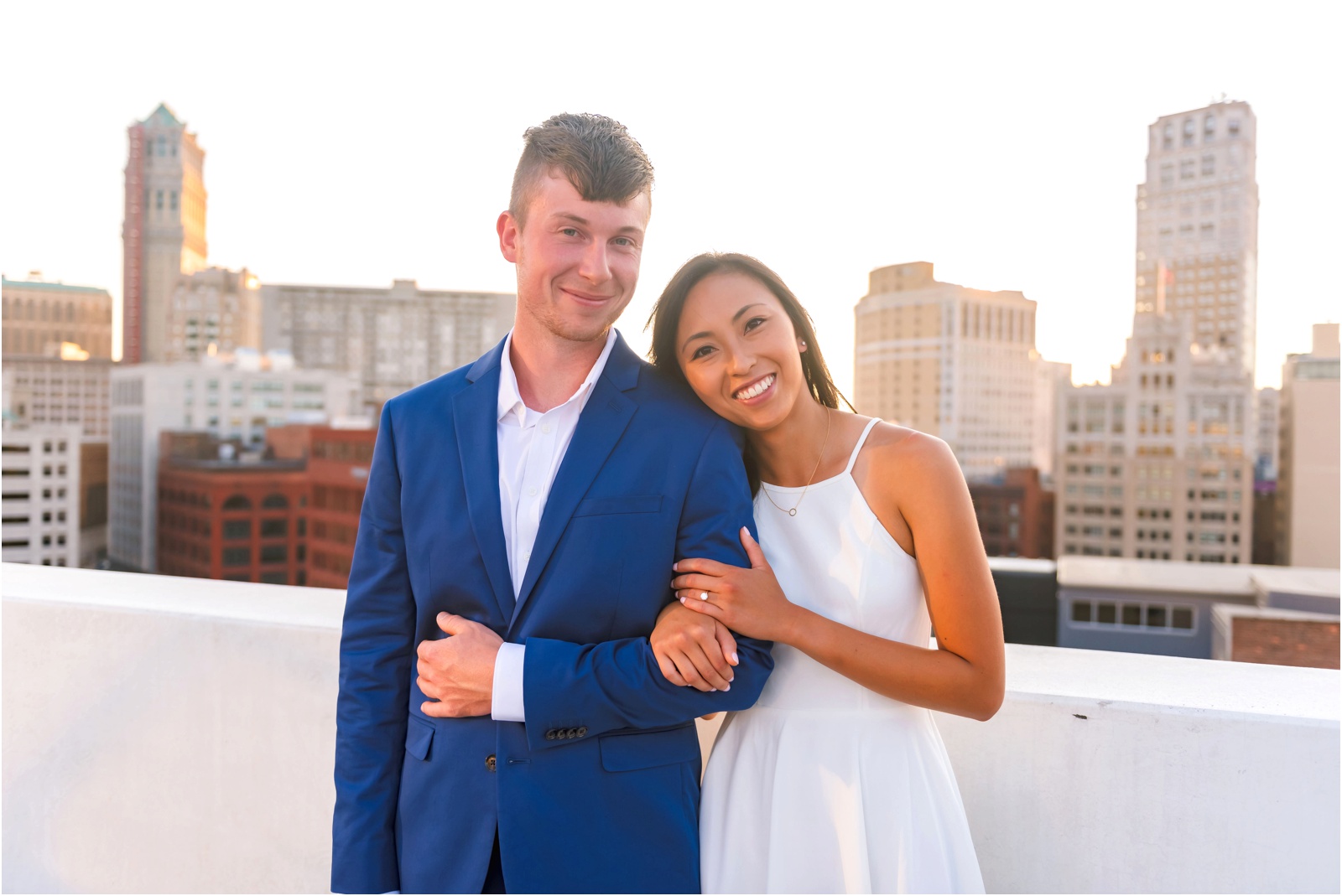 Erin Schmidt Photography | colorful Eastern Market summer engagement | Metro Detroit wedding photographer