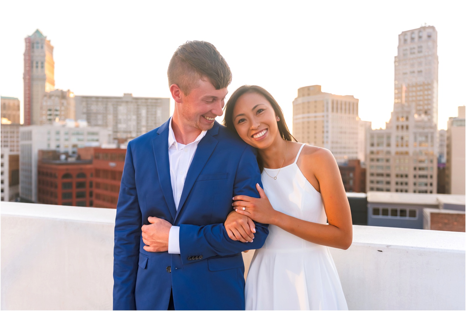 Erin Schmidt Photography | colorful Eastern Market summer engagement | Metro Detroit wedding photographer