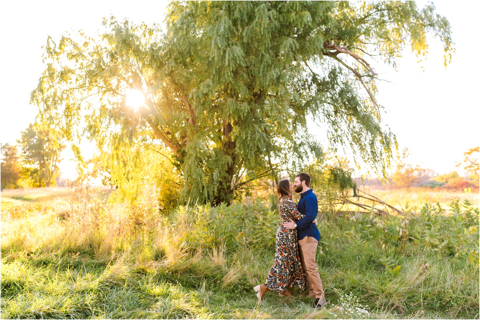 Fall Michigan engagement session | Erin Schmidt Photography | Metro Detroit Wedding Photographer