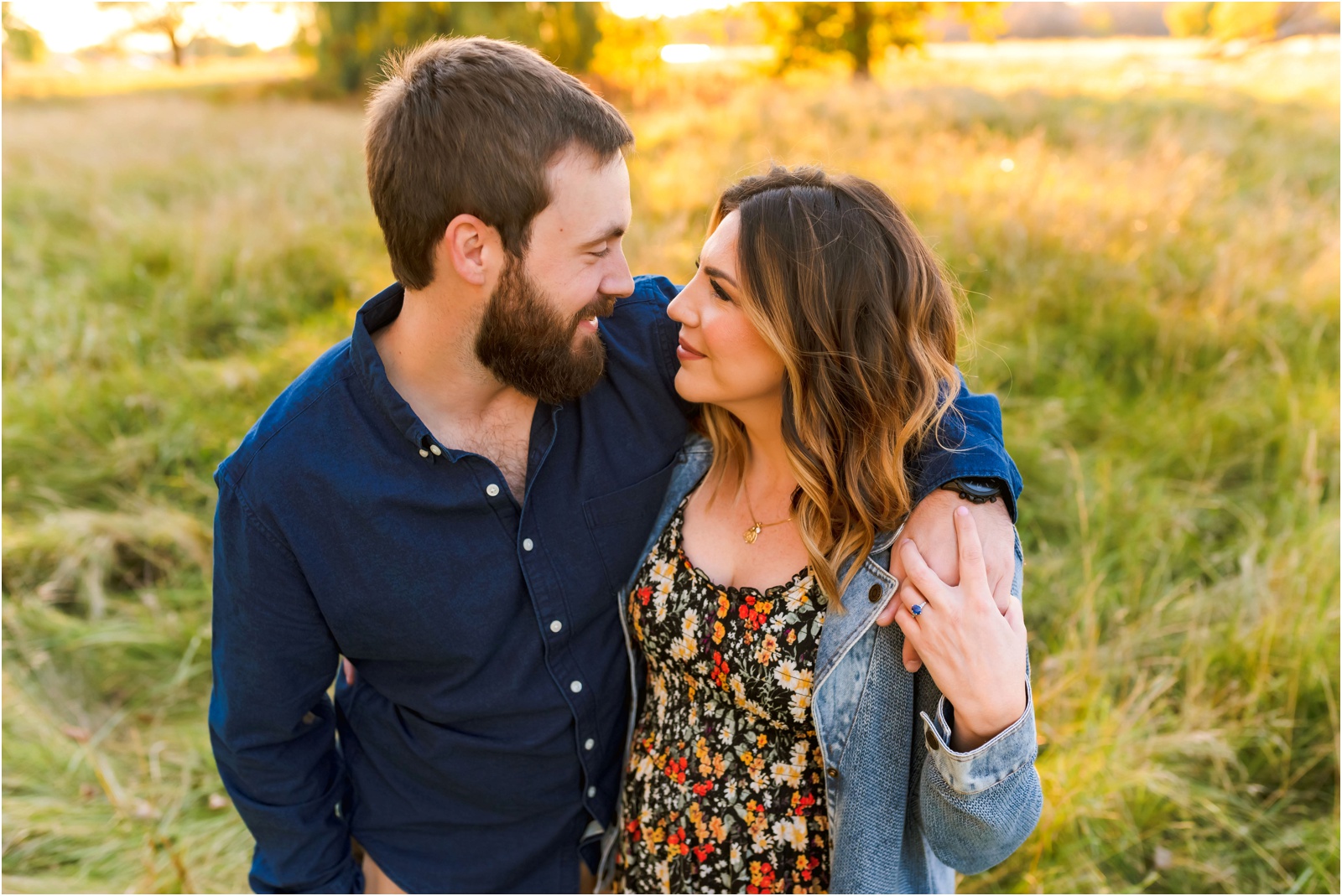 Fall Michigan engagement session | Erin Schmidt Photography | Metro Detroit Wedding Photographer