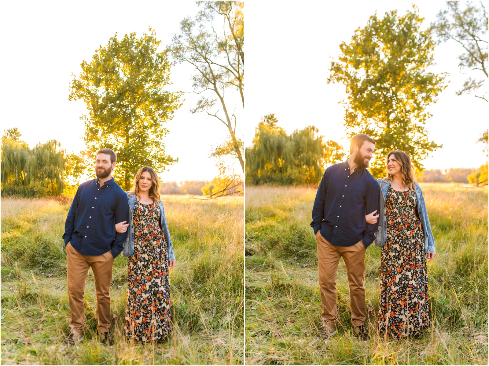 Fall Michigan engagement session | Erin Schmidt Photography | Metro Detroit Wedding Photographer